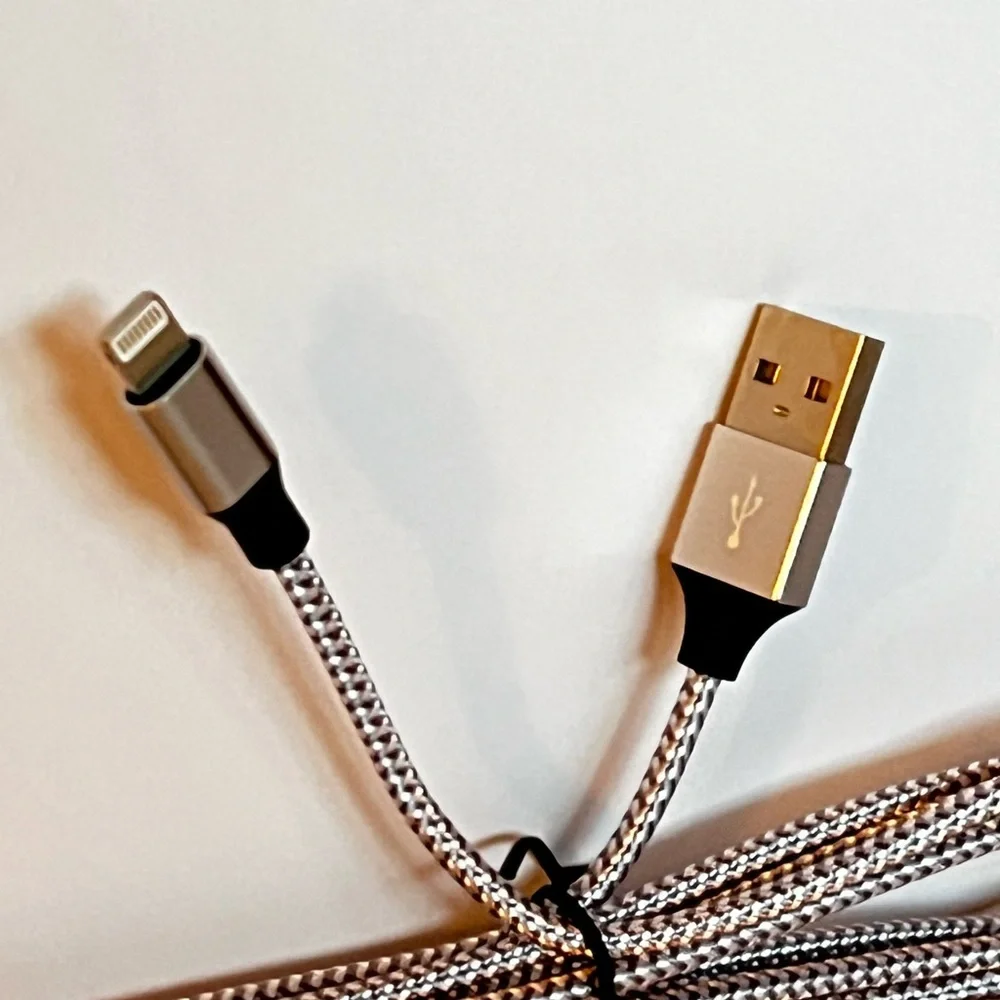 Braided USB-A to Lightning Charging Cable